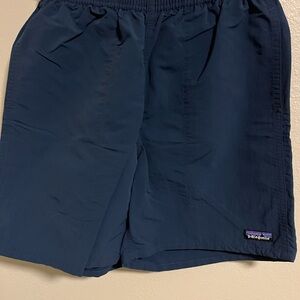 Patagonia Navy Blue Men's Swim/Board “Baggies”-7”